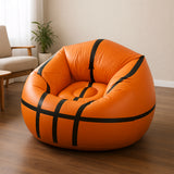 17732 Football Sofa Cartoon Style Inflatable Folding Chair Soccer Ball Chair Inflatable Sofa For Adults Kids Size 110cm X 85cm