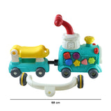 Aditi Tiny Train Baby Walker Ride-on Toy With Push Handle (1 Set)