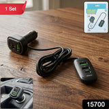 Rgb Breathing Light Multi Port Car Usb Charger (1 Set 1.5m)