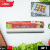 Non Stick Microwave  Oven Proof Parchment Paper Baking Paper Food Wraping Paper Easy To Tear Easy To Clean For Grilling Cooking Deep Fryer White