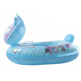 Kids Inflatable Cartoon Animal Swim Ring Pool Float With Safety Handle  1 Pc